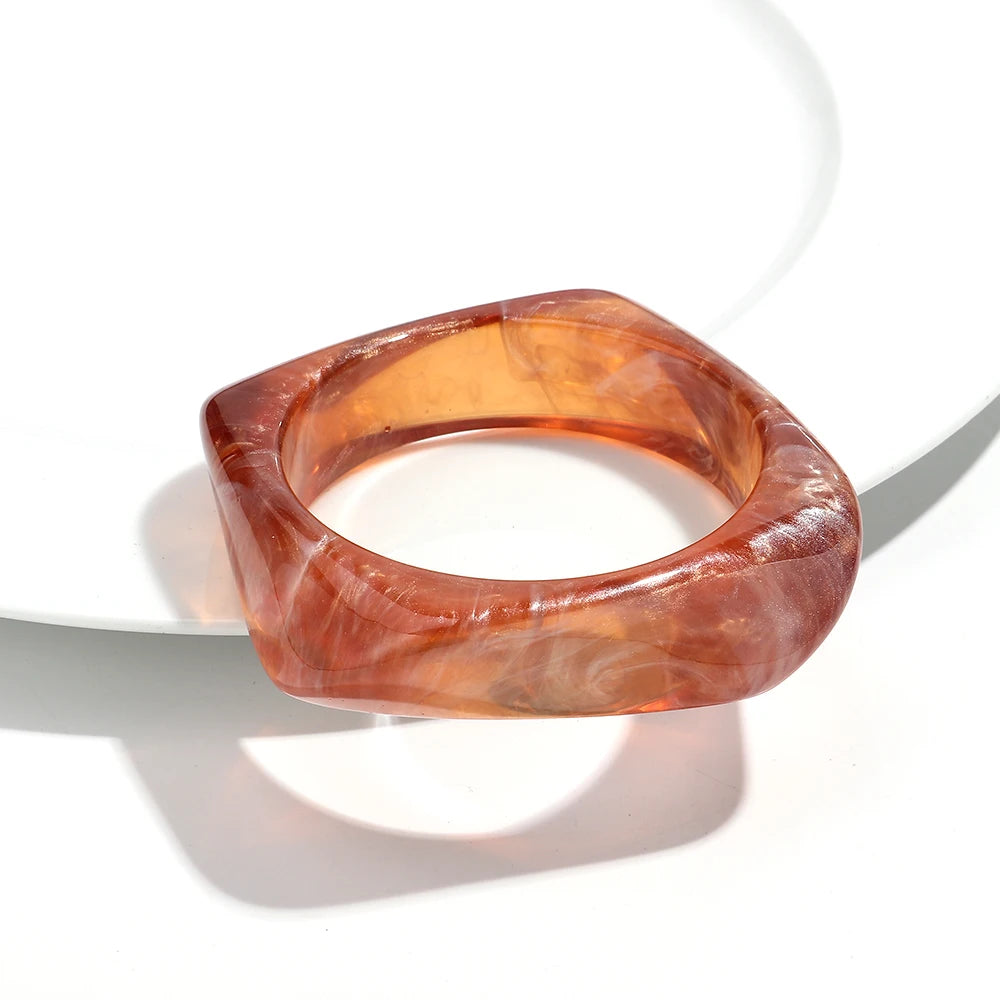 Chisel Glow Bangle (2.50" diameter) - 9 colors - hello baabs 