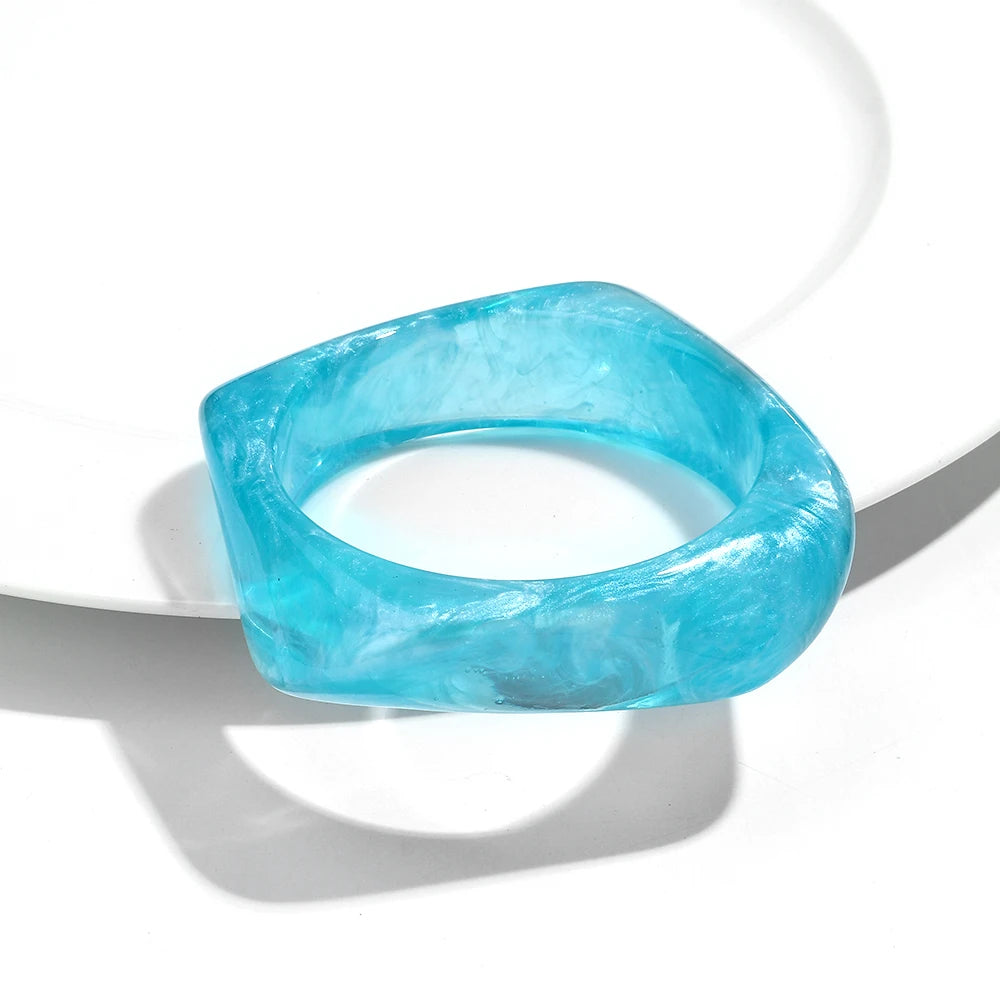 Chisel Glow Bangle (2.50" diameter) - 9 colors - hello baabs 