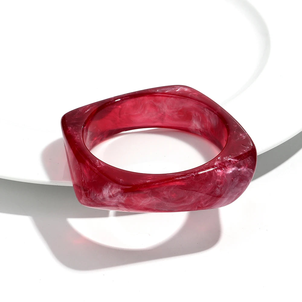 Chisel Glow Bangle (2.50" diameter) - 9 colors - hello baabs 