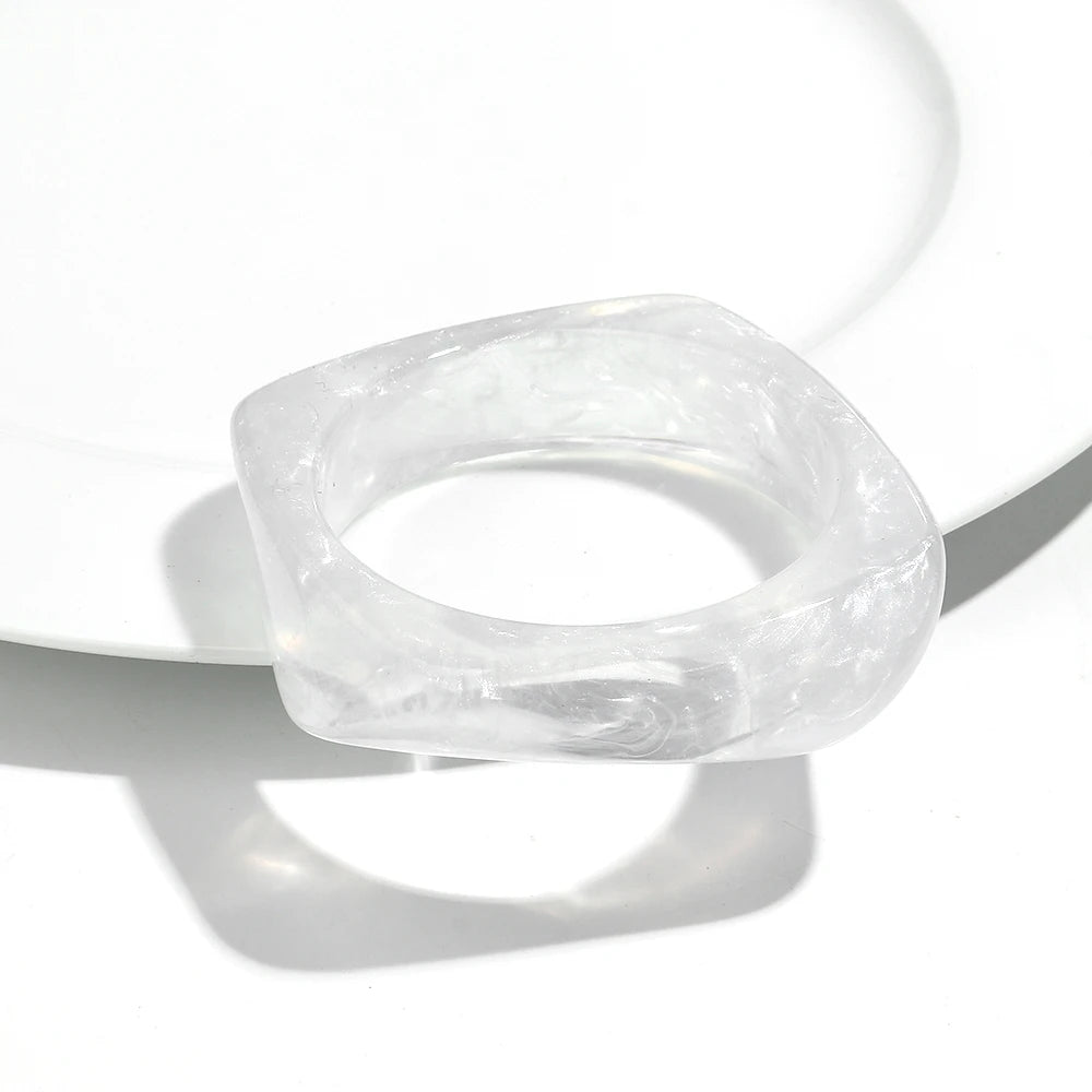 Chisel Glow Bangle (2.50" diameter) - 9 colors - hello baabs 