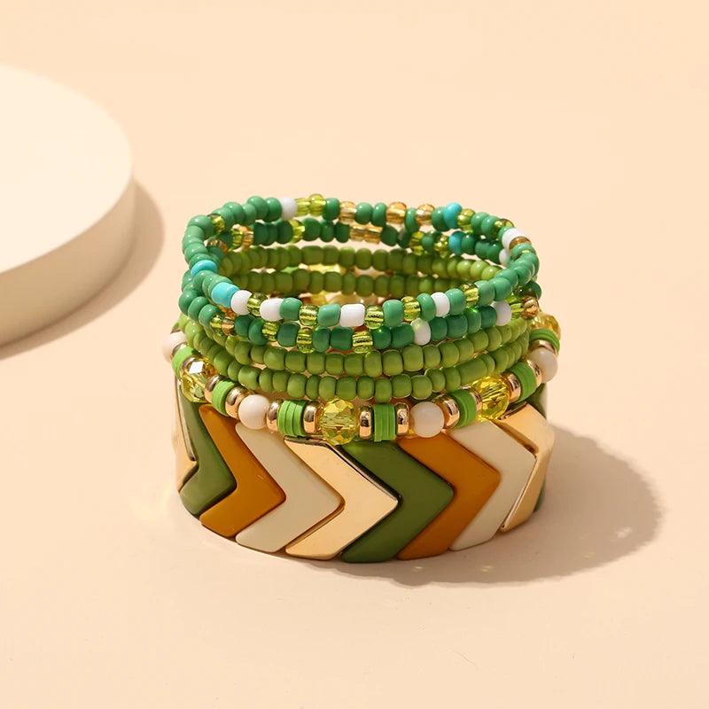Chroma Chevron Stack - 5 colors - hello baabs 