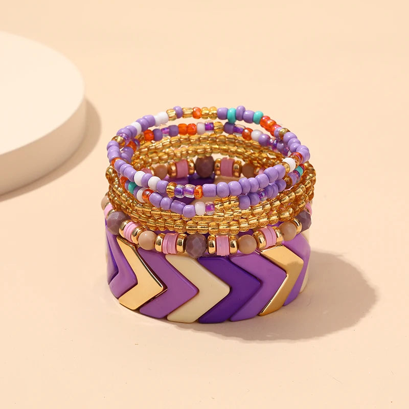 Chroma Chevron Stack - 5 colors - hello baabs 