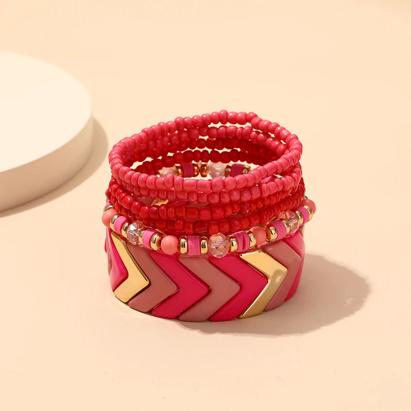Chroma Chevron Stack - 5 colors - hello baabs 