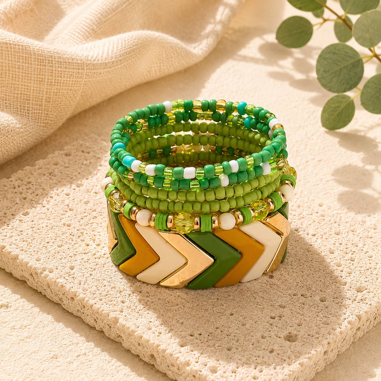 Chroma Chevron Stretch Stack - 5 colors - Hello Baabs