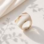 Chroma Square Ring (size 7) - 11 colors - Hello Baabs