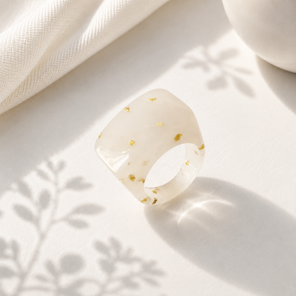 Chroma Square Ring (size 7) - 11 colors - Hello Baabs