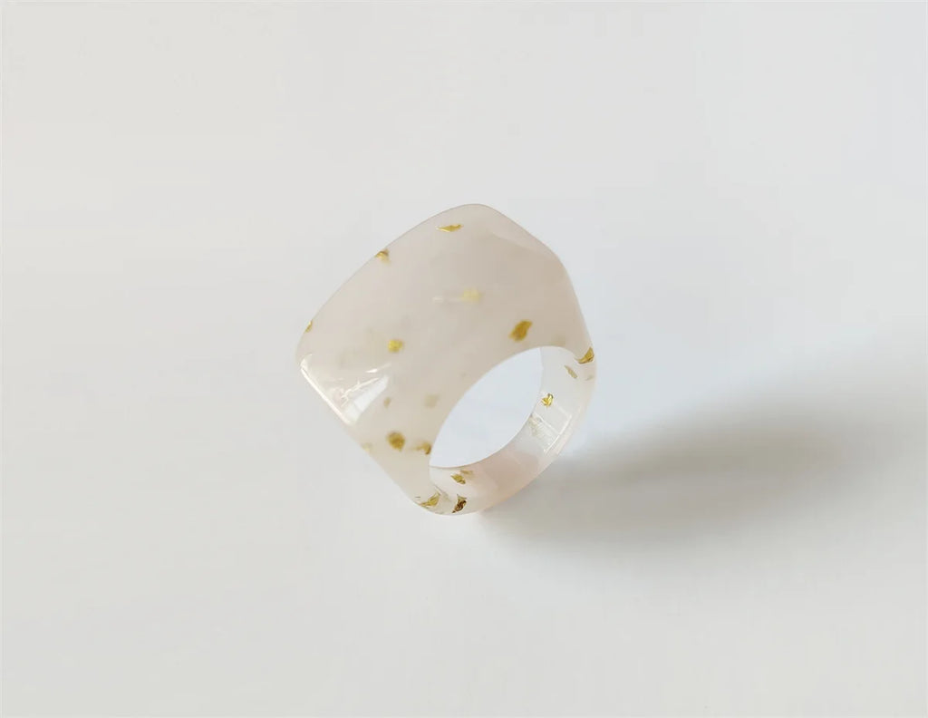 Chroma Square Ring (size 7) - 11 colors - Hello Baabs LLC 