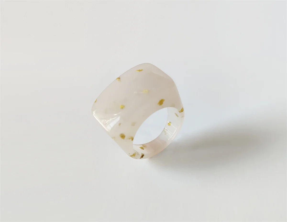 Chroma Square Ring (size 7) - 11 colors - hello baabs 