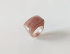 Chroma Square Ring (size 7) - 11 colors - hello baabs 