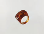 Chroma Square Ring (size 7) - 11 colors - hello baabs 