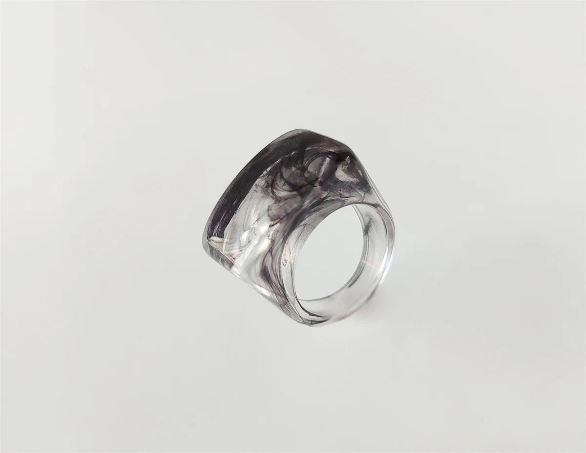 Chroma Square Ring (size 7) - 11 colors - hello baabs 