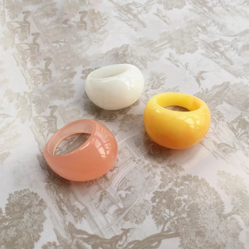 Citrus Pop Rings (size 6.5) - 3 colors - hello baabs 