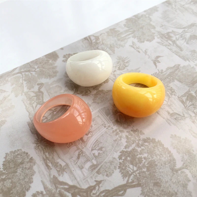 Citrus Pop Rings (size 6.5) - 3 colors - hello baabs 