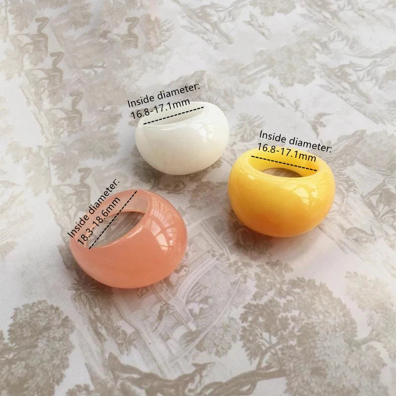 Citrus Pop Rings (size 6.5) - 3 colors - hello baabs 