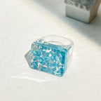 Clear Intent Ring (size 10) - 6 colors - Hello Baabs LLC 