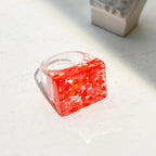 Clear Intent Ring (size 10) - 6 colors - Hello Baabs LLC 