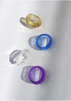 Clear Vibe Bangle (2.56" diameter) - 4 colors - hello baabs 