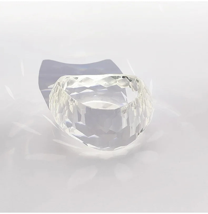 Clear Vibe Bangle (2.56" diameter) - 4 colors - hello baabs 