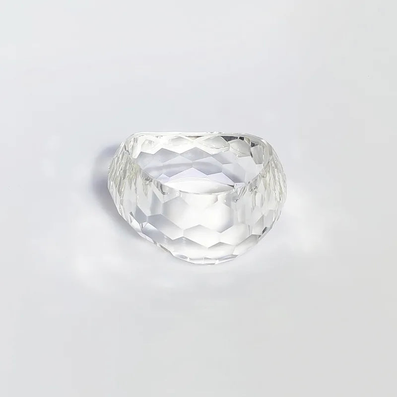 Clear Vibe Bangle (2.56" diameter) - 4 colors - hello baabs 