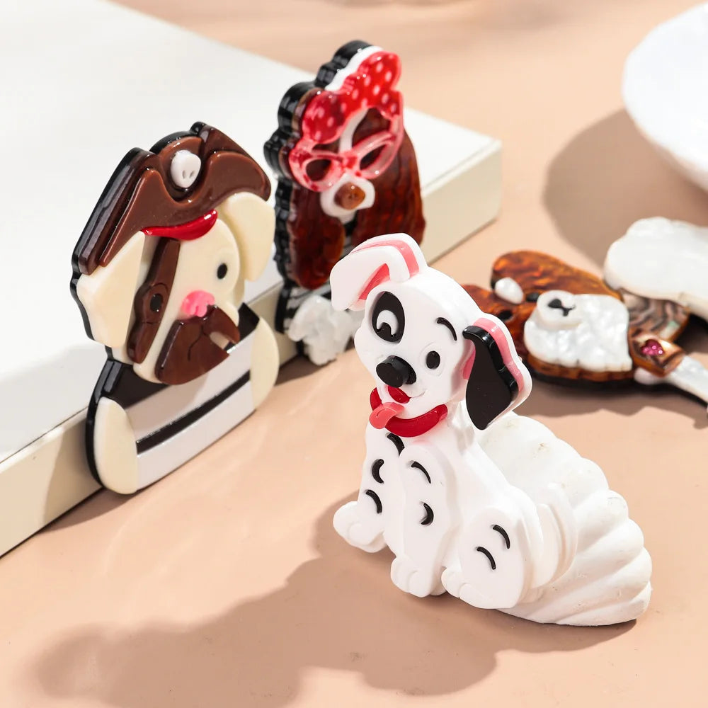 Cleaver Pup Brooch - 16 variants - Hello Baabs