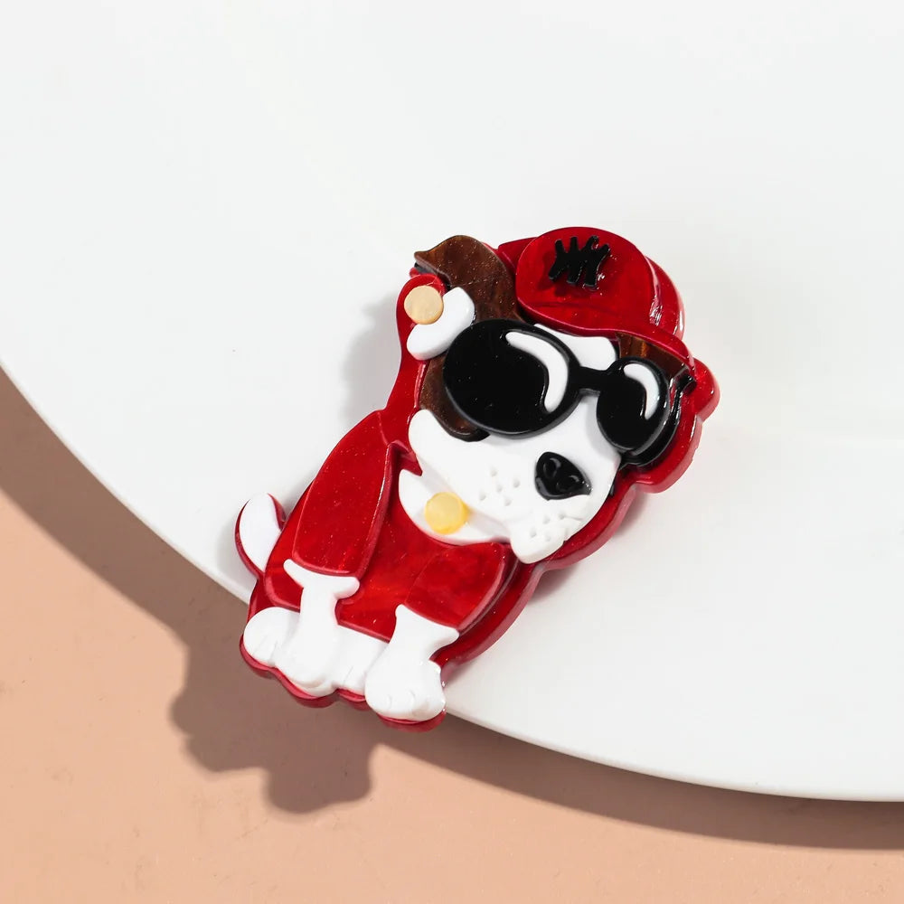 Cleaver Pup Brooch - 16 variants - Hello Baabs