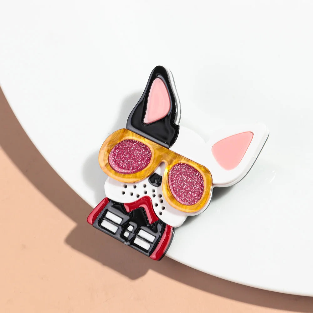 Cleaver Pup Brooch - 16 variants - Hello Baabs