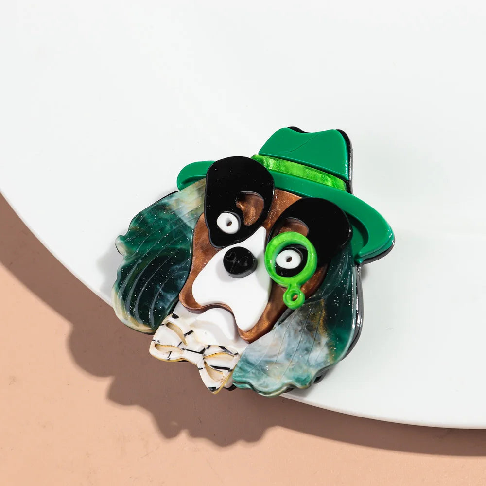 Cleaver Pup Brooch - 16 variants - Hello Baabs
