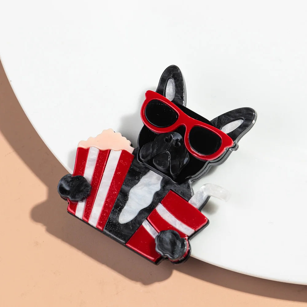 Cleaver Pup Brooch - 16 variants - Hello Baabs