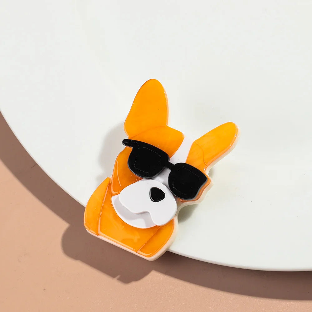 Cleaver Pup Brooch - 16 variants - Hello Baabs