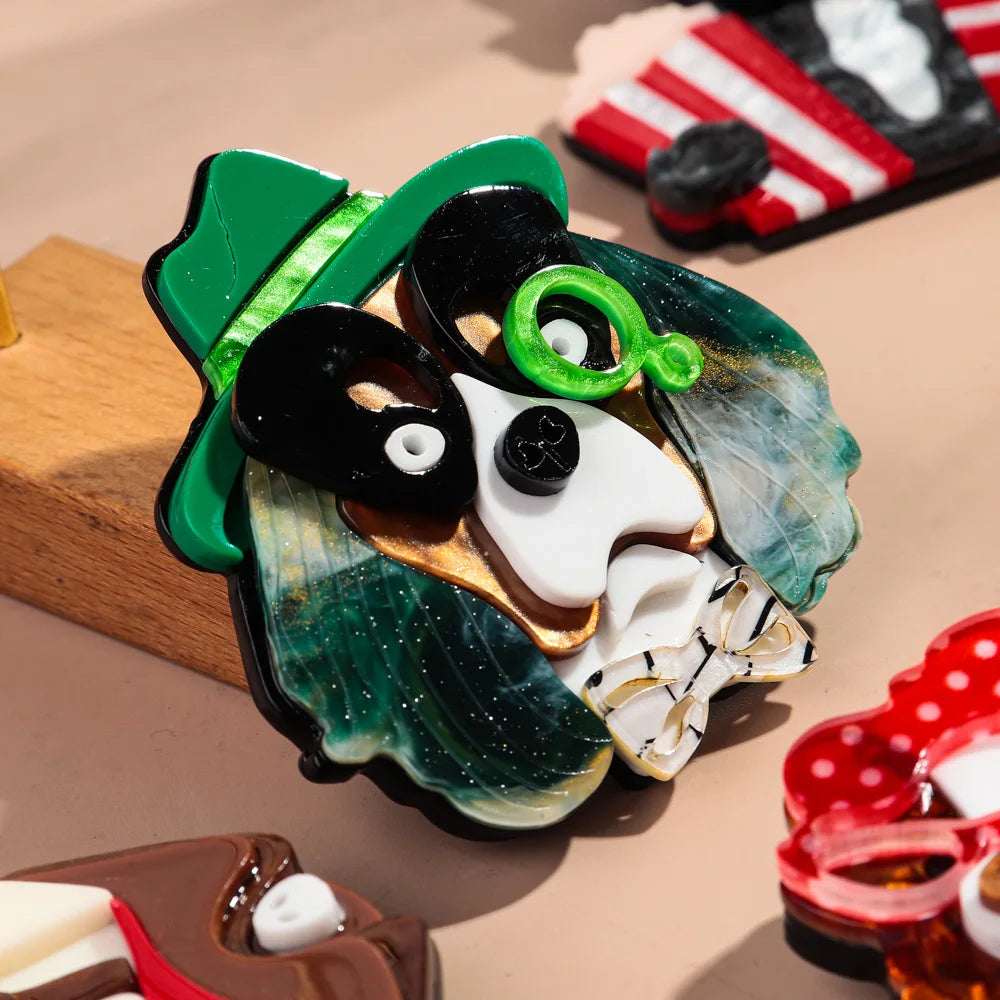 Cleaver Pup Brooch - 16 variants - Hello Baabs LLC 
