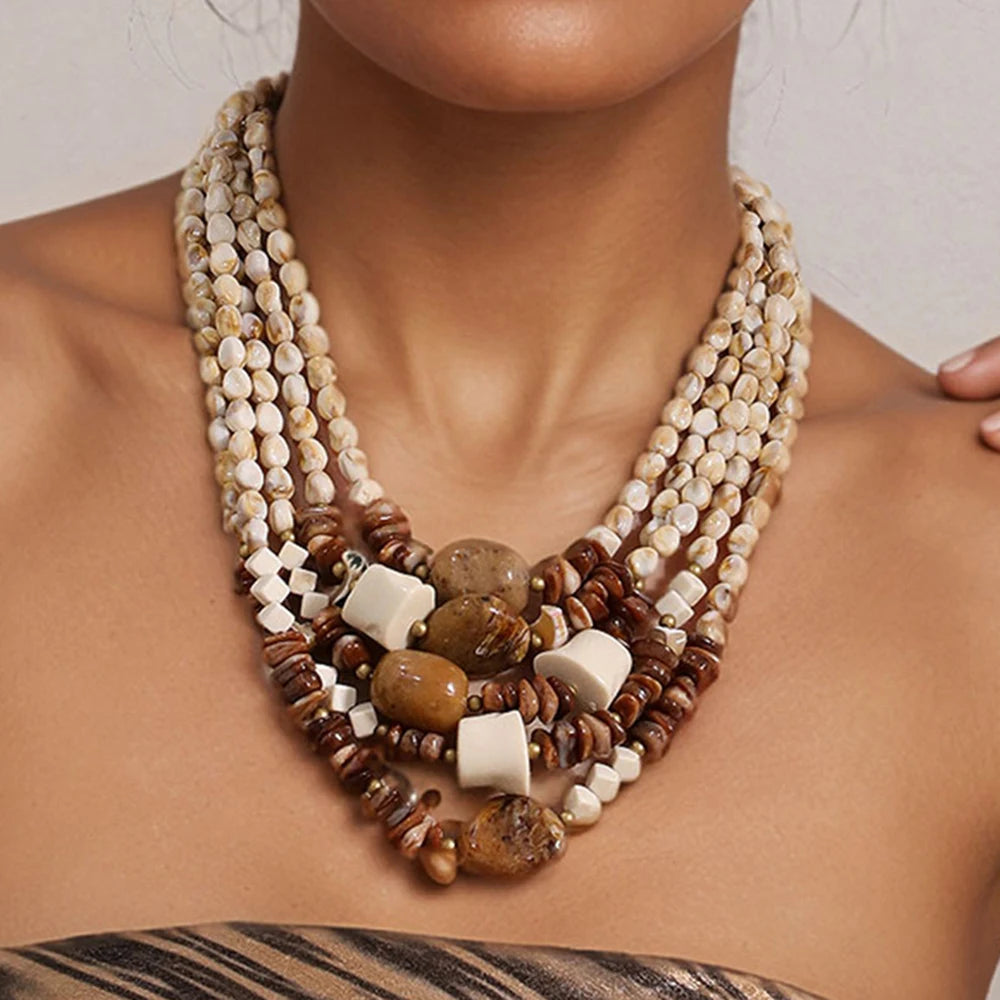 Cocoa Dune Necklace - Hello Baabs