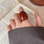 Cocoa Prism Ring (size 7) - 2 variants - Hello Baabs LLC 