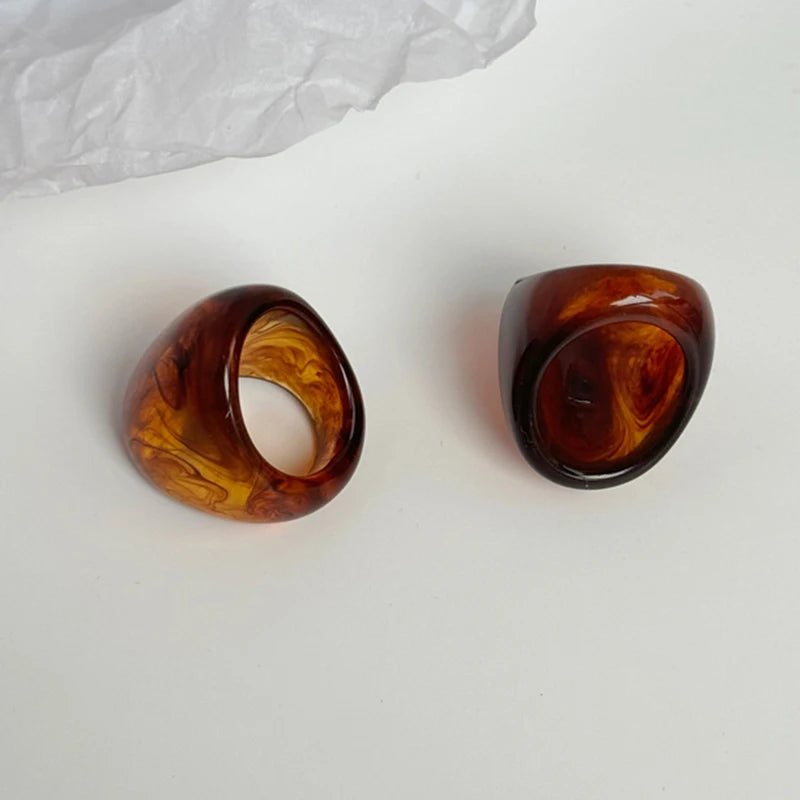 Cocoa Prism Ring (size 7) - 2 variants - Hello Baabs LLC 