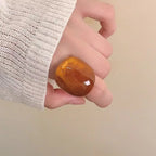 Cocoa Prism Ring (size 7) - 2 variants - Hello Baabs LLC 