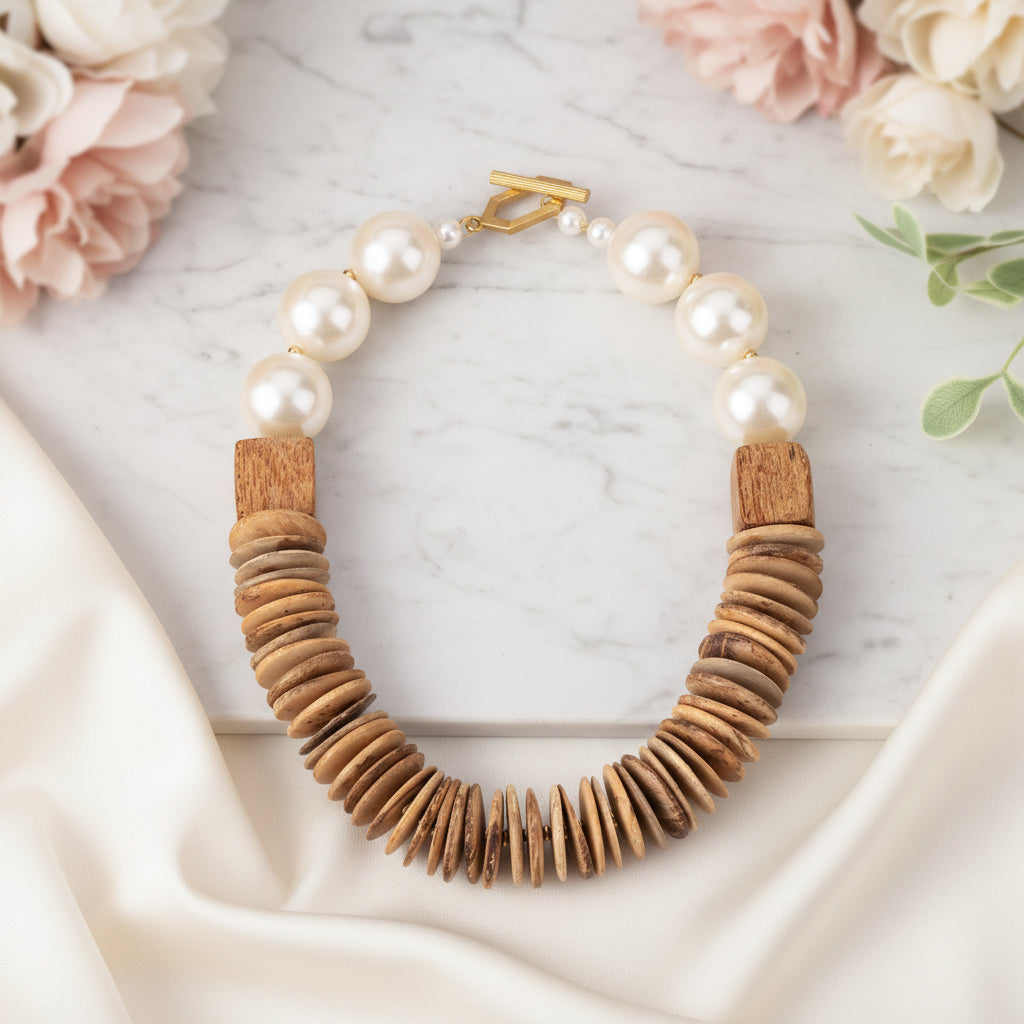 Coconut Crush Collar Necklace - Hello Baabs