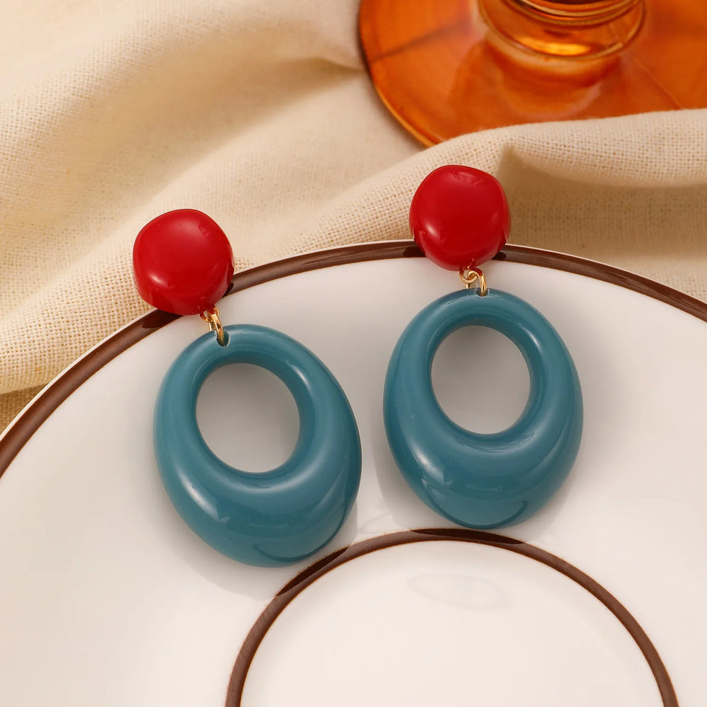 Color Clash Circle Drops - 4 colors - Hello Baabs LLC 