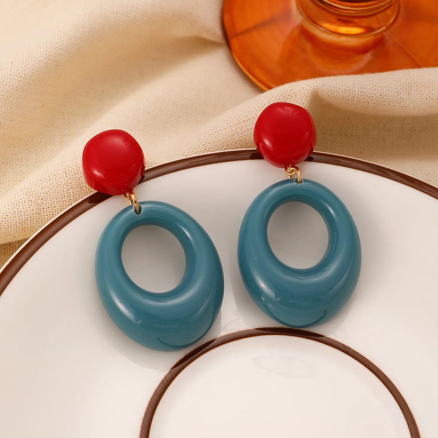 Color Clash Circle Drops - 4 colors - Hello Baabs LLC 