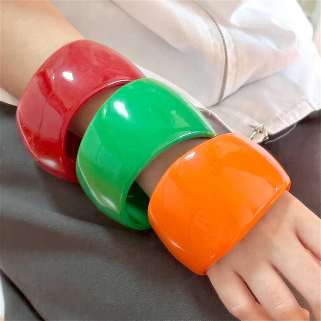 Color Riot Bangle (2.60" diameter) - 7 colors - hello baabs 