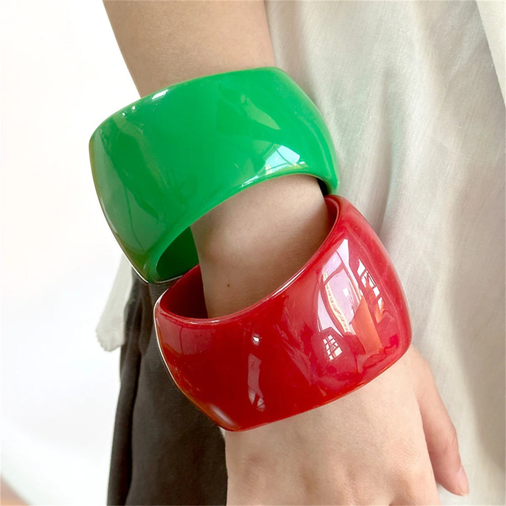 Color Riot Bangle (2.60" diameter) - 7 colors - hello baabs 