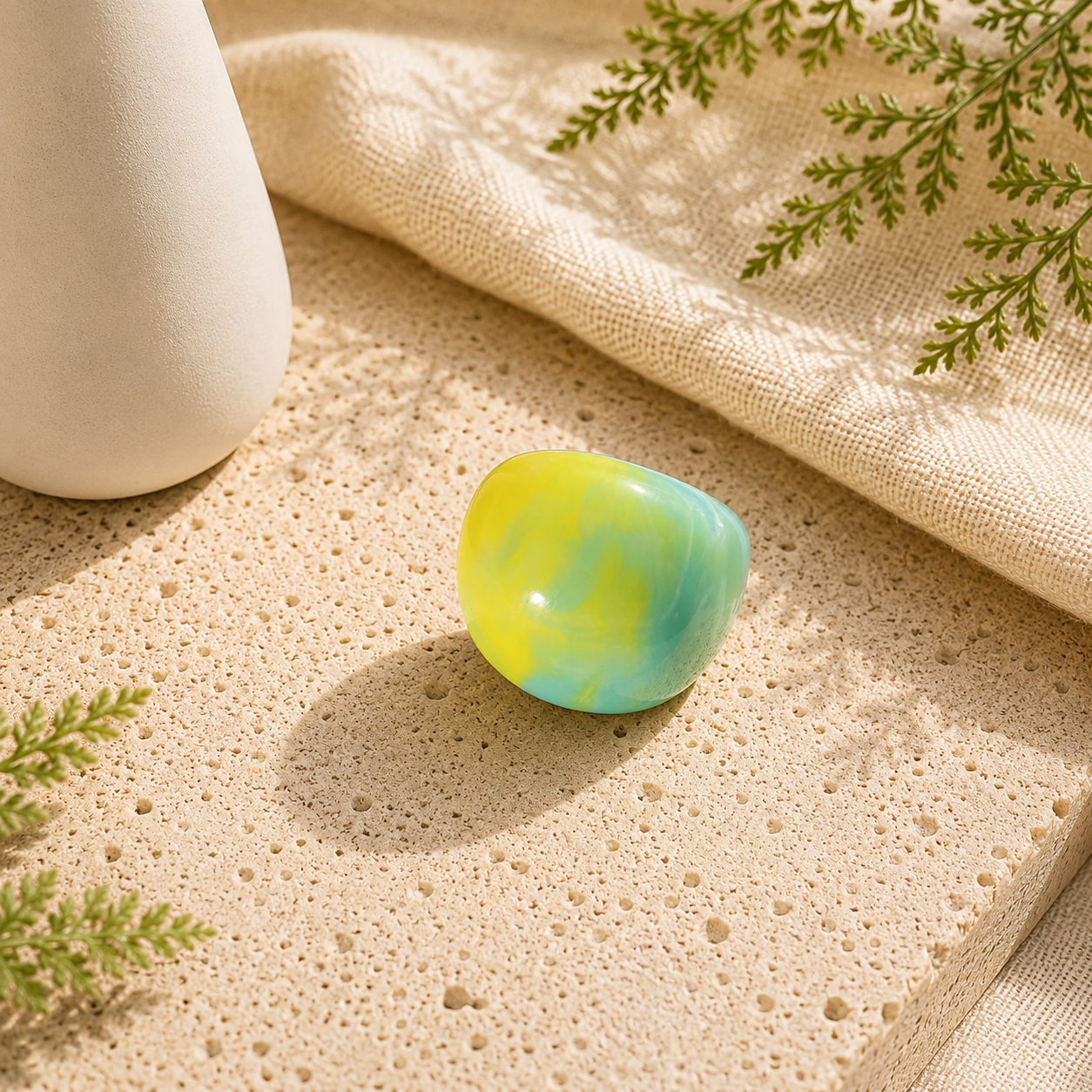 Color Splash Ring (size 7) - 5 colors - Hello Baabs
