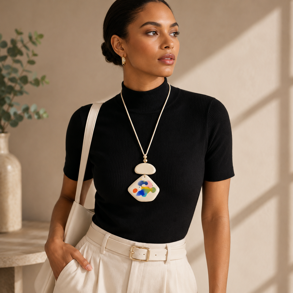 Color Voyage Pendant - 8 colors - Hello Baabs LLC 