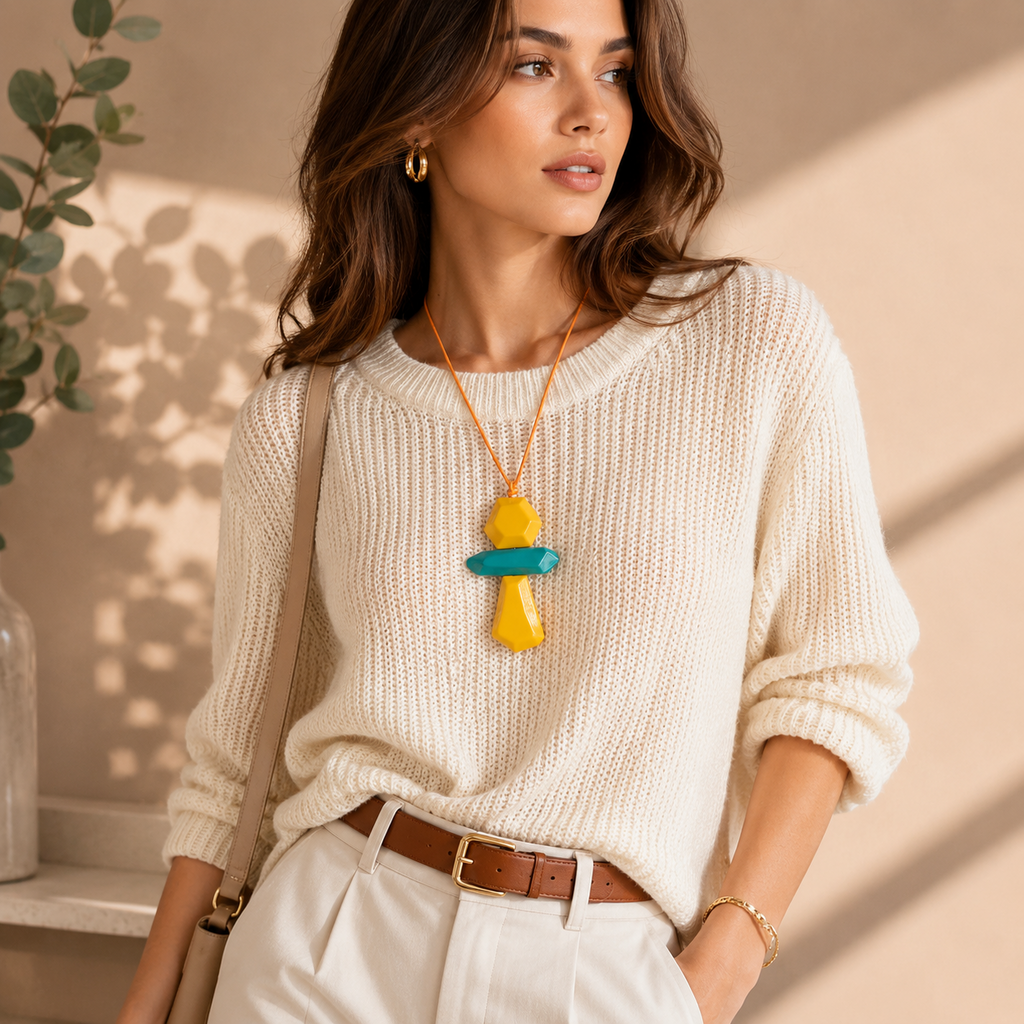 Color Voyage Pendant - 8 colors - Hello Baabs LLC 