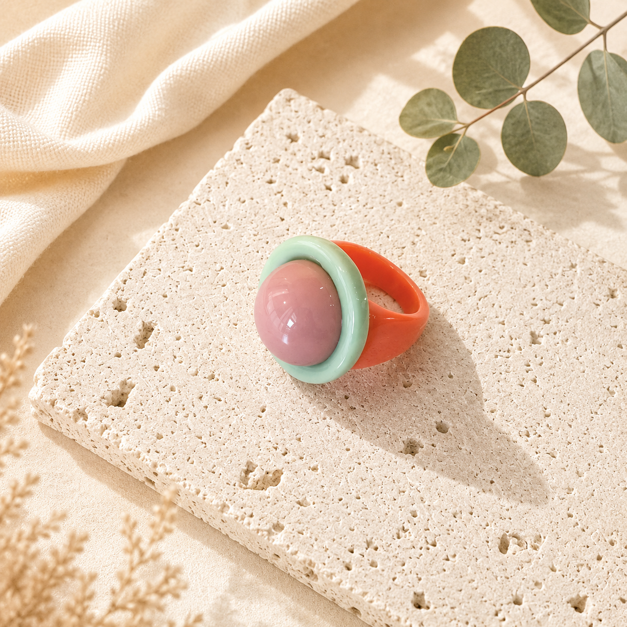 Confetti Pop Rings (size 10) - 6 colors - Hello Baabs