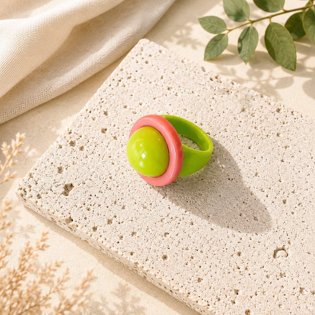Confetti Pop Rings (size 10) - 6 colors - Hello Baabs