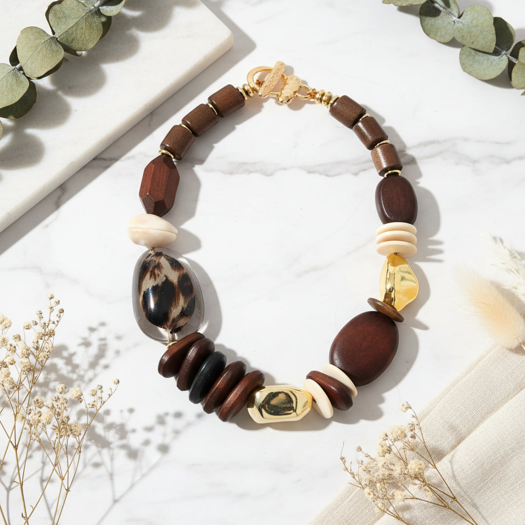 Contrast Couture Necklace - 2 colors - Hello Baabs