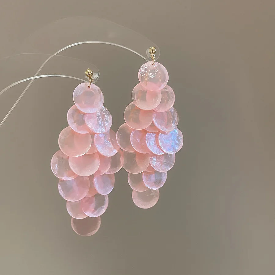 Coral Cascade Earrings - 5 colors - Hello Baabs LLC 