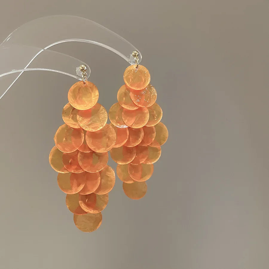 Coral Cascade Earrings - 5 colors - Hello Baabs LLC 