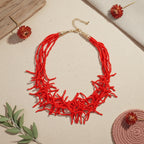 Corallina Cascade Necklace - 4 colors - Hello Baabs