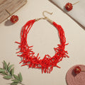 Corallina Cascade Necklace - 4 colors - Hello Baabs LLC 