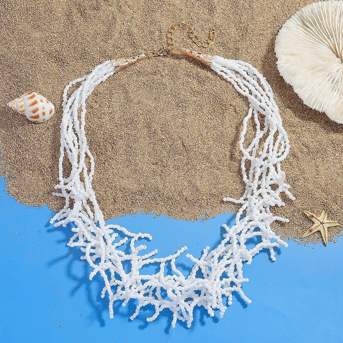 Corallina Cascade Necklace - 4 colors - hello baabs 